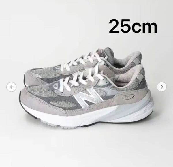 New Balance W990v6 MD.GRAY 25cm