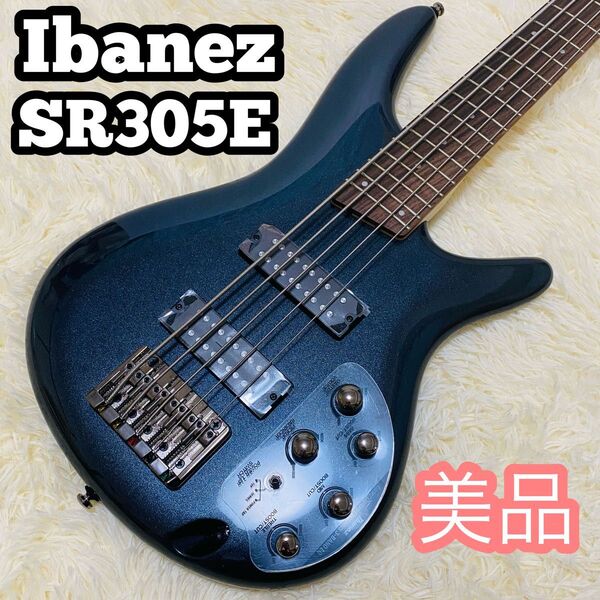 美品 Ibanez エレキベース 5弦SR305E アイバニーズ SDGR