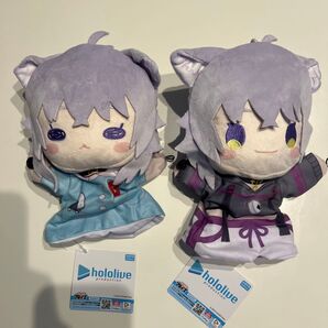 【新品未使用】フリュー ホロライブ パペットぬいぐるみ 猫又おかゆ タグ付き 2種セット