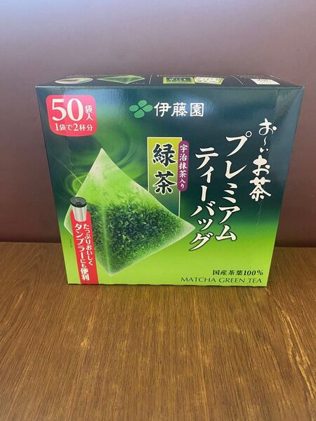 伊藤園 おーいお茶 プレミアムティーバッグ 50袋 宇治抹茶入り緑茶 緑茶 お~いお茶 濃い茶