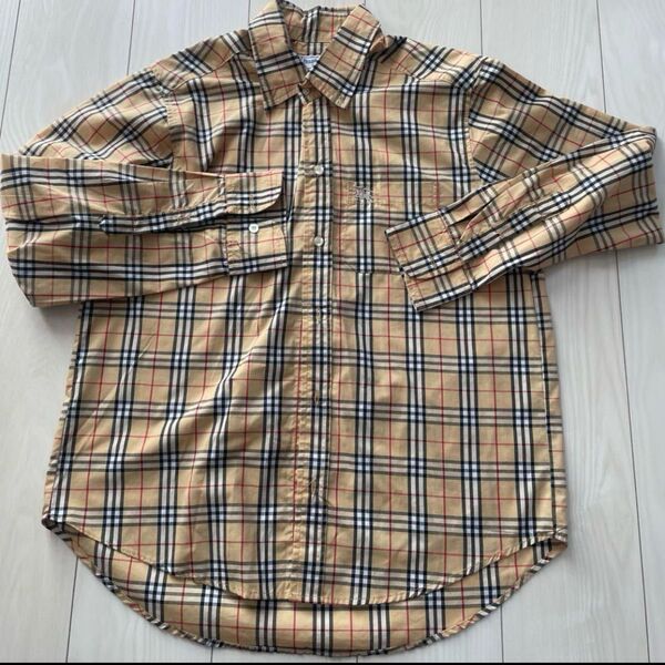 BURBERRY LONDON 長袖シャツ ノバチェック ベージュ