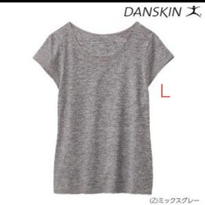 DANSKIN ダンスキン レディース 半袖 Tシャツ グレー