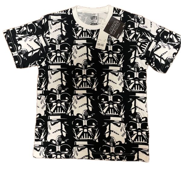 ユニクロ スターウォーズ Tシャツ Sサイズ 黒白 未使用