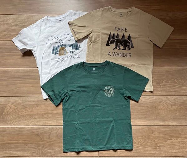 UNIQLO キッズ 半袖 エアリズム コットングラフィックTシャツセット 140cm