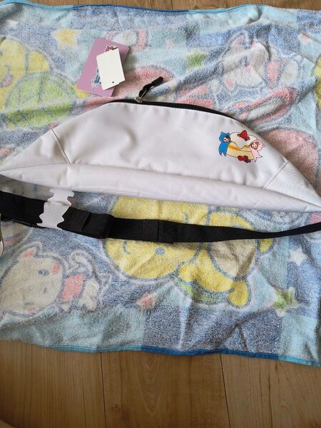 【クーポン】◇新品◇しまむら ちろぴの ウエストバッグ ホワイト
