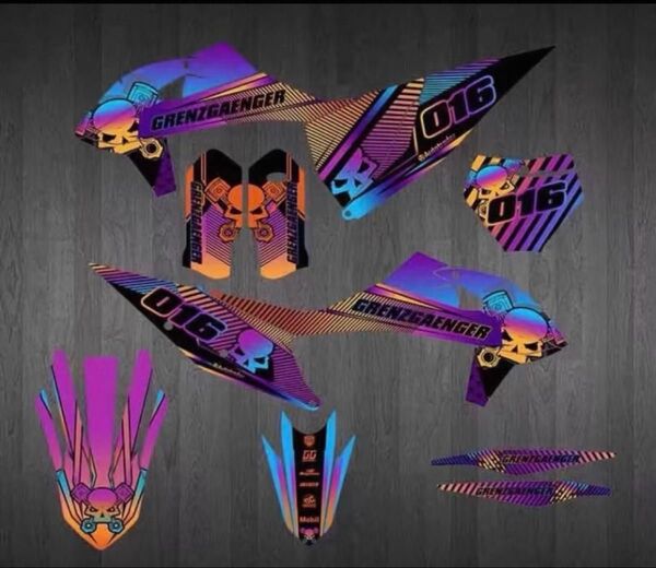 KTM EXC SXF 125 250 2019-2021 グラフィック デカール