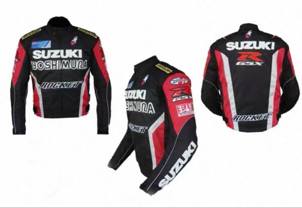 SUZUKI ヨシムラ レーシングジャケット プロテクター付きメッシュ生地 新品未使用品 Mサイズ