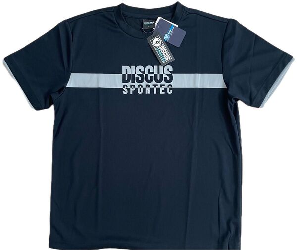 ディスカス 半袖 Tシャツ Lサイズ メンズ BLACK 夏