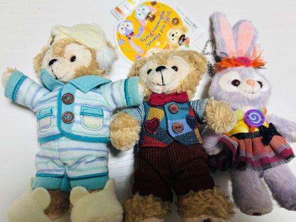 ダッフィー ステラルー ぬいぐるみバッジ