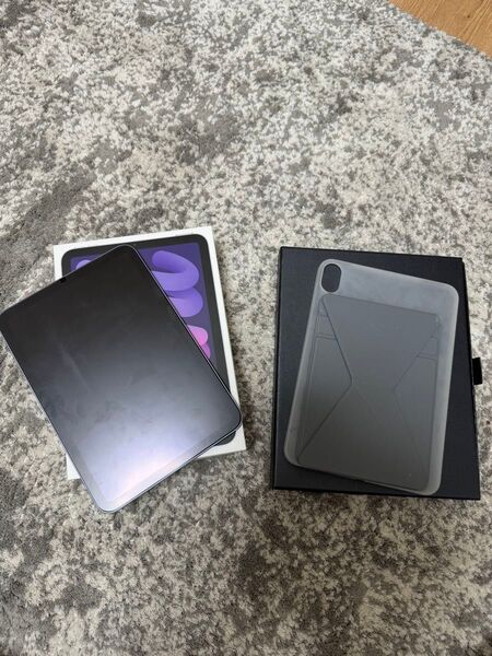 iPad mini (第6世代) パープル 64GB 付属品 ケース付