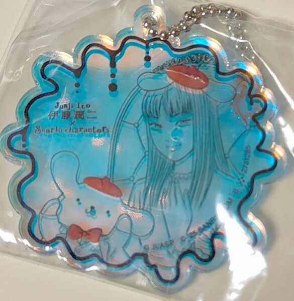 伊藤潤二×サンリオアクリルチャームデフォルメ富江×ポムポムプリン