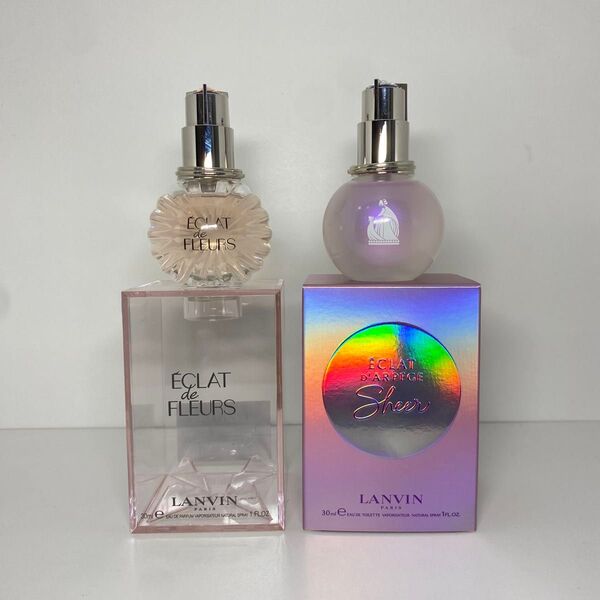 ランバン香水 エクラドゥ フルール オードパルファム 30ml エクラドゥアルページュ シアー オードトワレ 30ml