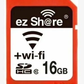スマホにかんたん転送♪Wi-Fi SDカードez share大容量16GB