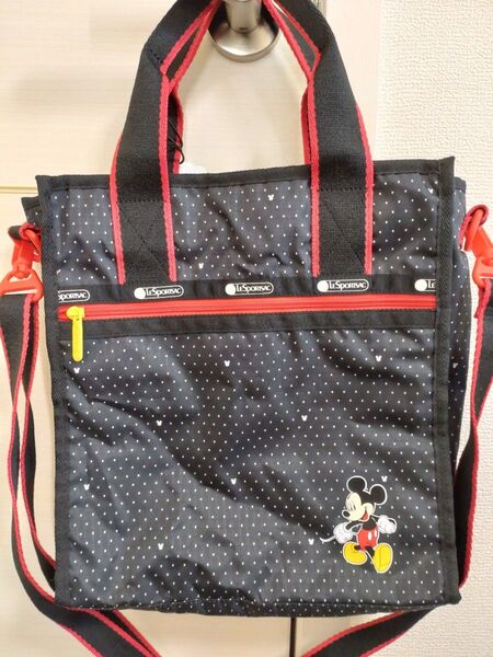 レスポートサック ミッキーマウス コラボ ショルダーバッグ トートバッグ 2way ディズニー