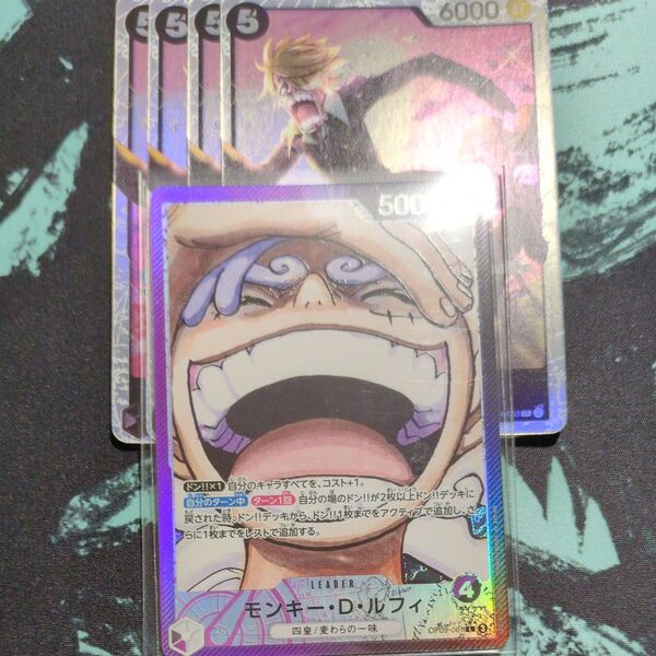 ワンピースカード スタートデッキ サンジSRとルフィ