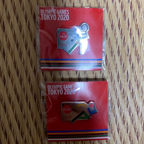 コカコーラ 東京オリンピックピンバッジ×2個