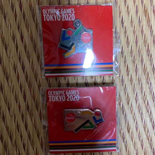コカコーラ 東京オリンピックピンバッジ×2個