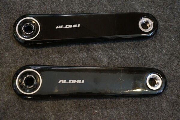 ALDHU クランクアームセット 172.5mm ブラック
