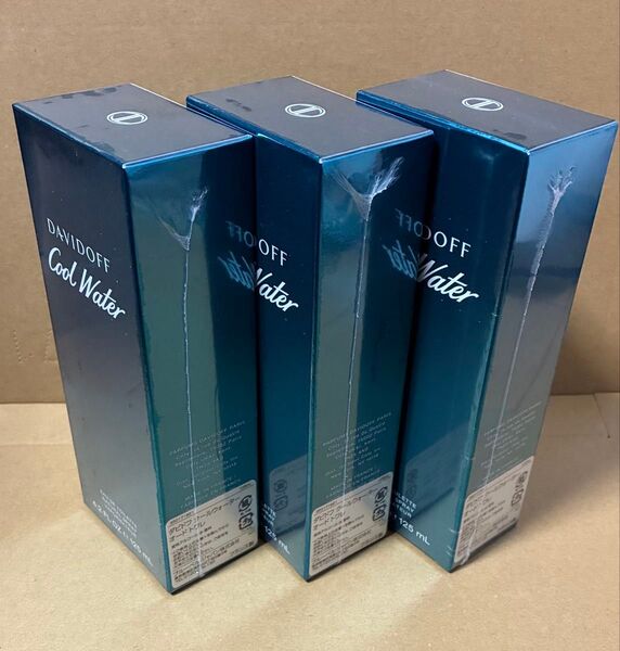 ★新品★ ダビドフ クールウォーター EDT 125ml×3本セット★特価!