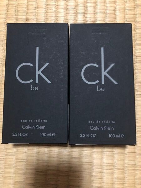 ★新品★カルバンクライン CK be 100ml×2本 EDT SP ※外フィルムなし