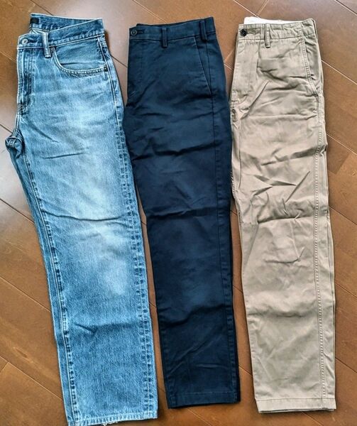ユニクロUNIQLO パンツ まとめ売り ウェスト76cm×レングス72cm メンズ
