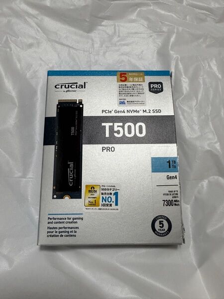 Crucial T500 CT1000T500SSD8JP M.2 NVMe 内蔵SSD 1TB クルーシャル