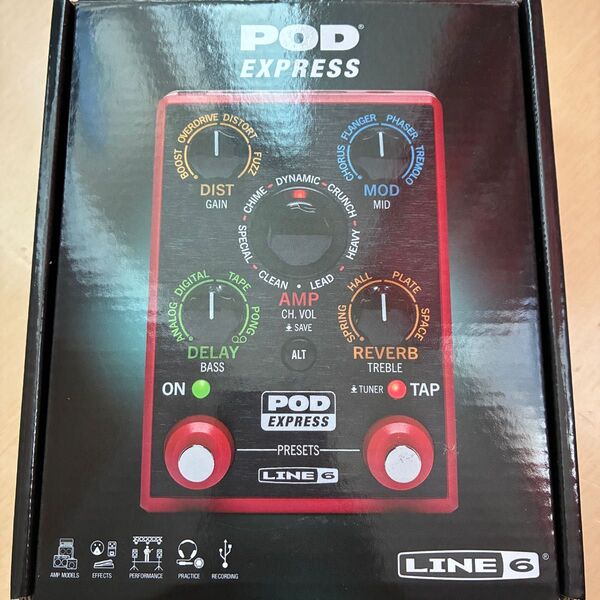 LINE6 POD Express Guitar マルチエフェクター