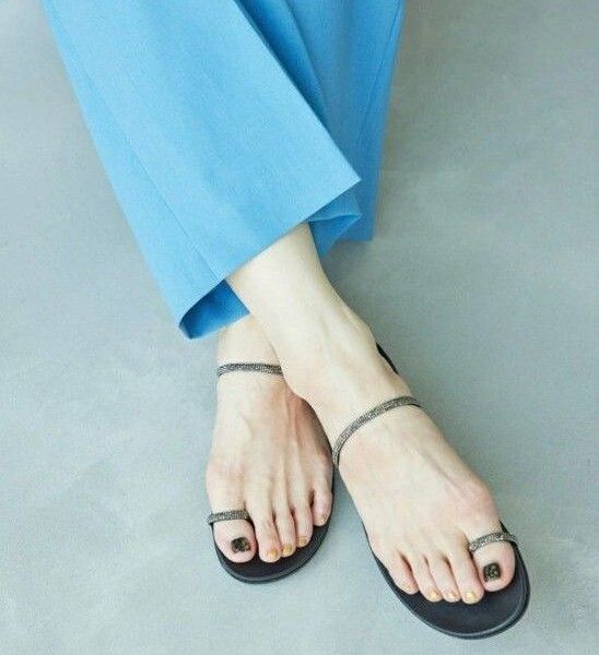 ☆ROPE☆ビジューストラップトングサンダル☆新品サイズ記載36☆