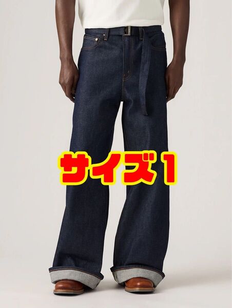 サイズ1 Levi's x sacai Denim Pants サカイ リーバイス デニム パンツ