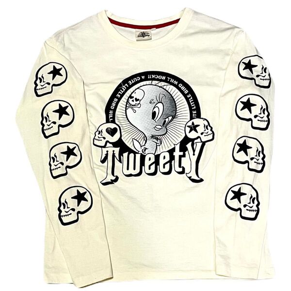 LOONEY TUNES TWEETY スカル Tシャツ ユニセックス