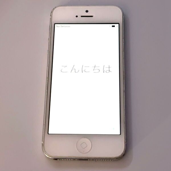 iPhone 5 16GB ホワイト&シルバー ソフトバンク A1429 Apple SoftBank