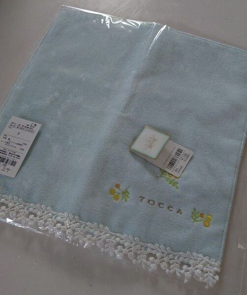 トッカ TOCCA BRING HAPPINESS レースタオルハンカチ トッカ