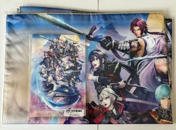 刀剣乱舞 無双 布ポスター&クリーナークロス GAMECITY限定セット特典 Switch版 ジャケットビジュアル