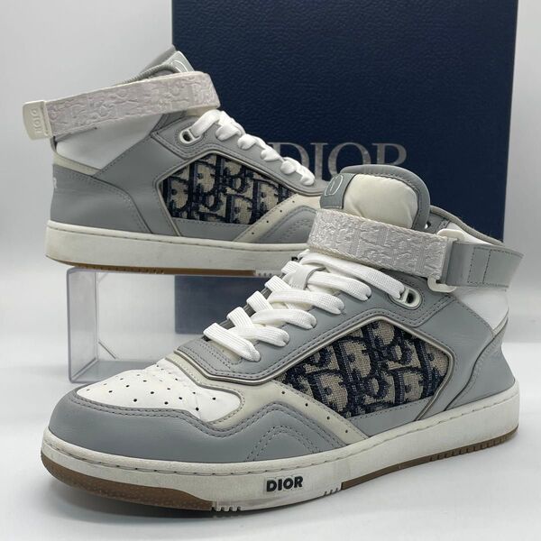 Dior ディオール B27 ミッドカット スニーカー オブリーク トロッター