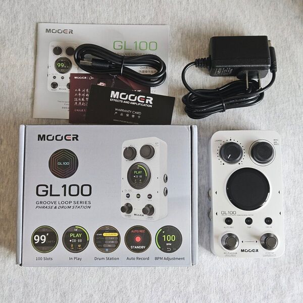 MOOER GL100 GROOVE LOOP SERIES PHRASE & DRUM STATION