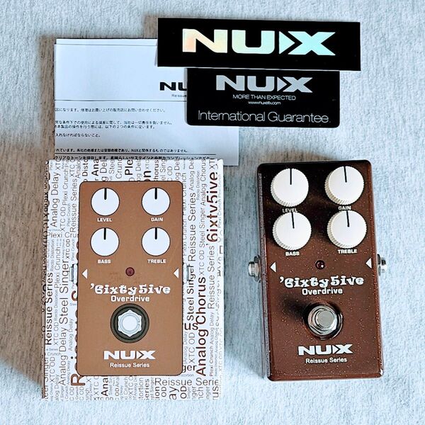 NUX Sixty-Five Overdrive エフェクター ギター VEMURAM Jan Ray クローン