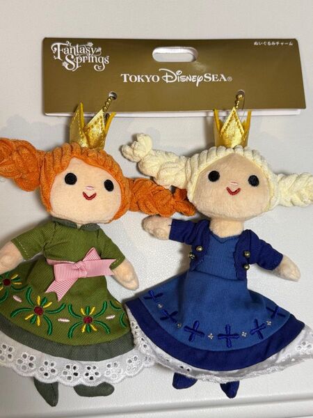 ディズニーシー アナと雪の女王 ぬいぐるみチャーム ファンタジースプリングス