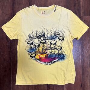 B2nd aprtment ダメージ加工Tシャツ Mサイズ 古着 ヴィンテージ プリントTシャツ