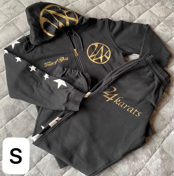 24karats セットアップ スウェット ジャージ ブラック Sサイズ