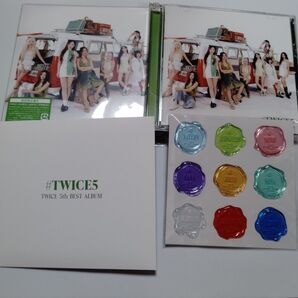 TWICE5 アルバム 初回限定盤B CD+DVD トレカ シリアル アクリルスタンドなし