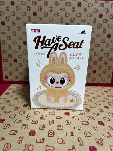 ポップマート ザ モンスターズ (ラブブ) ハブアシート ぬいぐるみ シリーズ 1ピース
