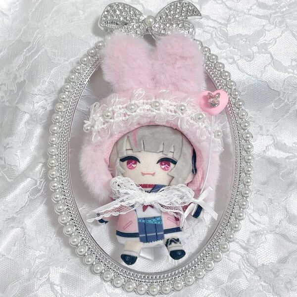 10cm にじぱぺっと おまんじゅう ぬい服 被り物