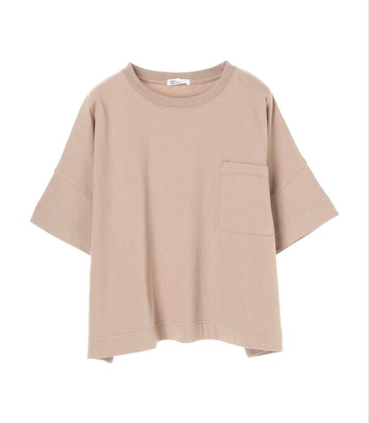 ドロップショルダーポケットカットプルオーバー半袖 シャツ