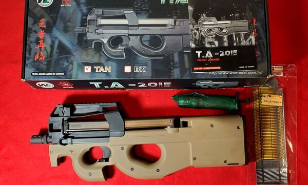 WE-TECH P90 GBB ガスブローバック T.A-2015 TANカラー