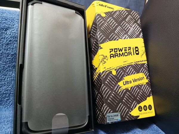 ulefone POWER ARMOR 18 ULTRA 5G IP69K 防水 ワイヤレス充電対応タフネススマートフォン