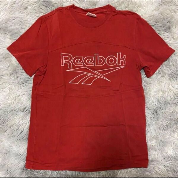 Reebok Tシャツ レッド 古着 リーボック