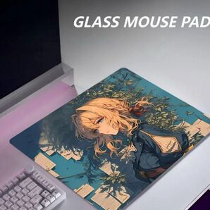 バイオレット・エヴァーガーデン ガラスマウスパッド