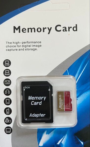 1T MicroSDメモリーカード アダプター付き