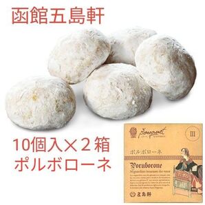 函館五島軒 ボルボローネ 10個入×2箱 縁起物 お祝い プチギフト