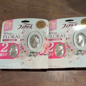 P&G ファブリーズ W消臭 トイレ用 消臭剤 置き型 ホワイトフローラル 6.3ml×2
